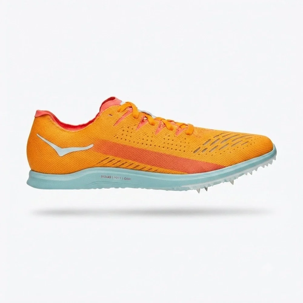 Hoka Cielo X LD Track Spikes Mens 11 Orange New Carbon Fiber Plate 1123097 RYCM